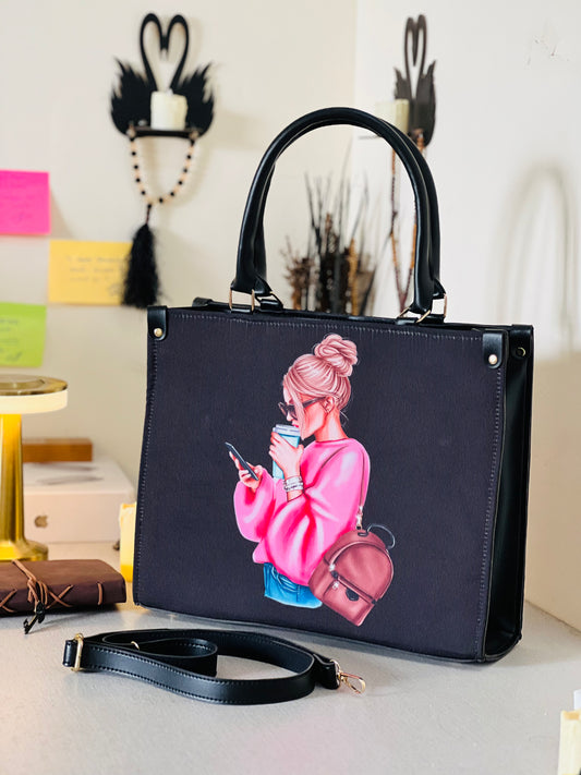 Black Coffee Mug Tote Bag