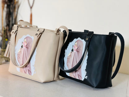 Mini Hijab Girl Bag – Warm Beige