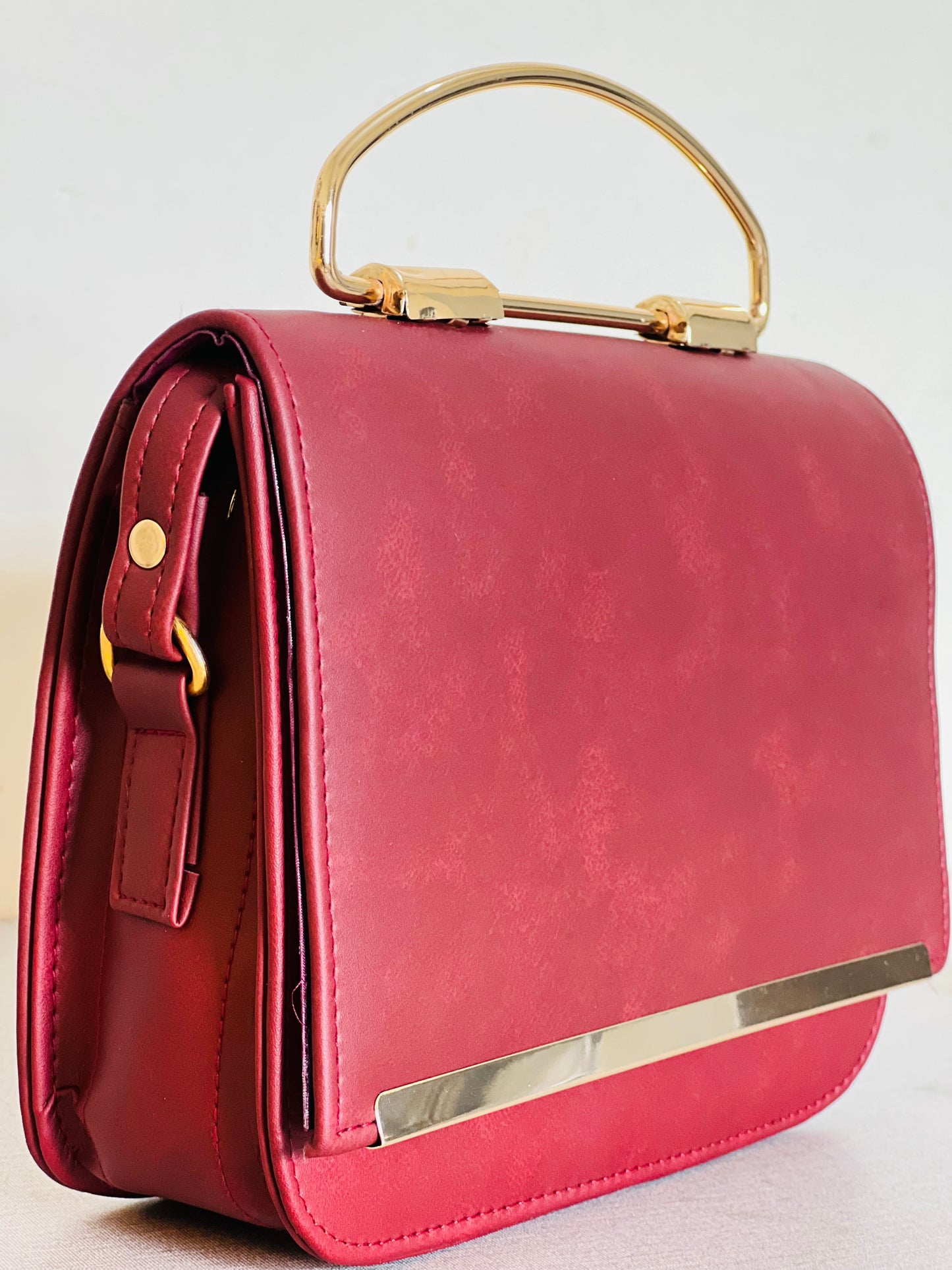 Premium Leather Bag for Women – Rose Brown