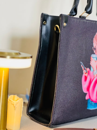 Black Coffee Mug Tote Bag