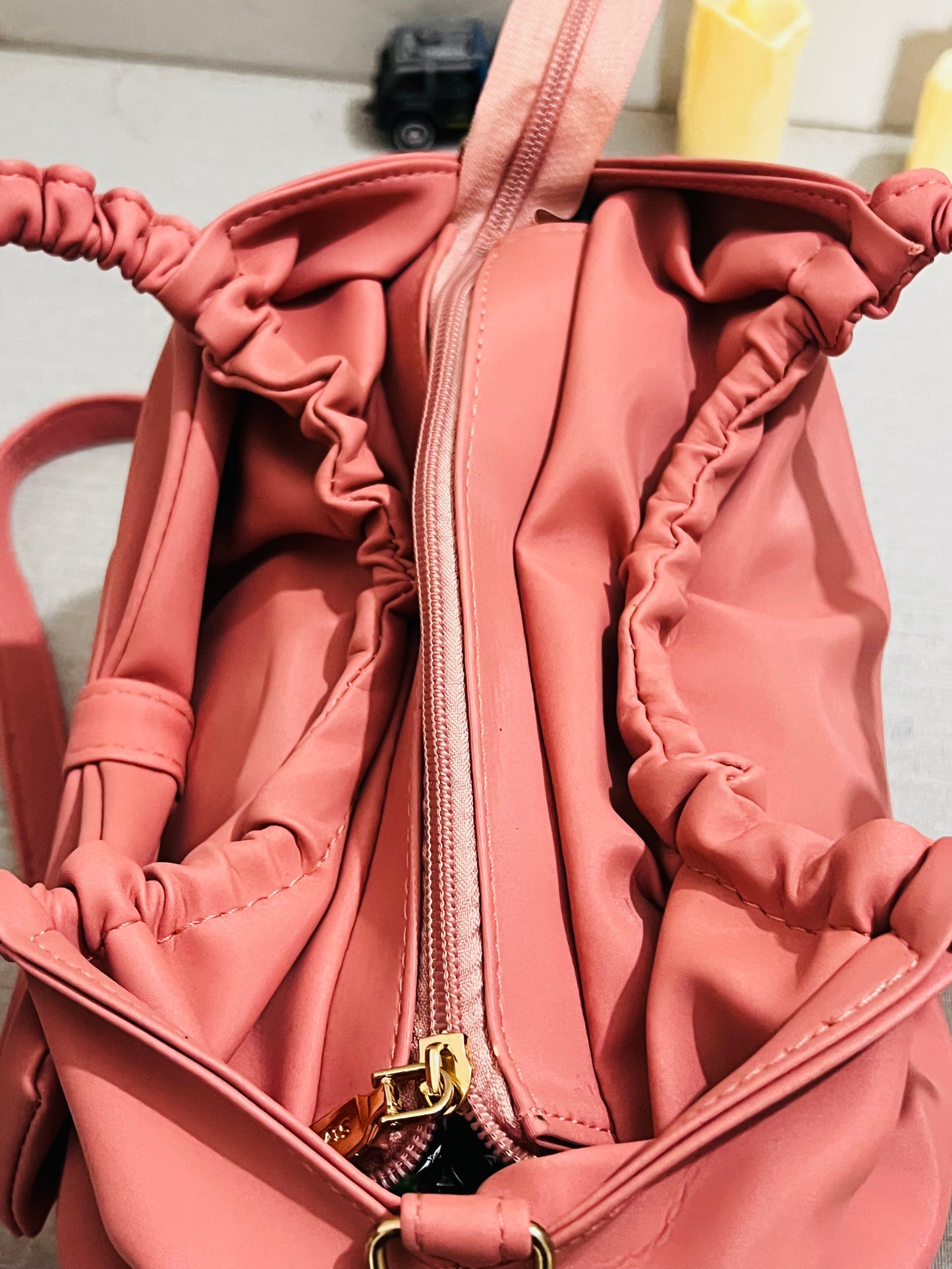 Twisted Bow Bag – Pink